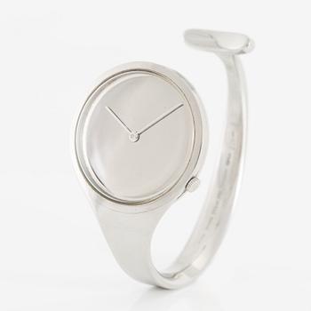 Georg Jensen, "L.U. Chopard & Cie", design Vivianna Torun Bülow-Hübe, wristwatch, 33 mm.