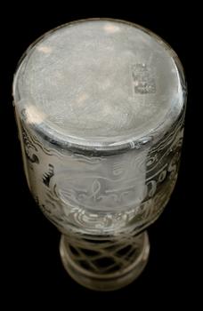 KARAFF, glas, 1800-tal.