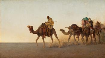 HENRIC ANKARCRONA, signed. Oil on canvas.