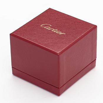 Cartier, Sormus, platinaa ja timantti n. 0.41 ct. Merkitty DZJ421. GIA todistus.