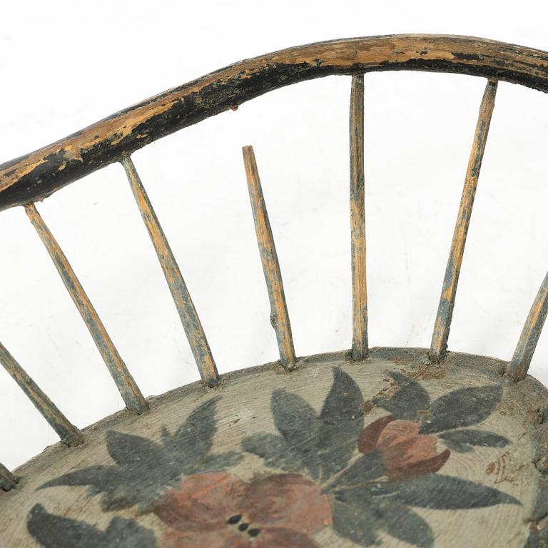 Pine basket, folk art, Jämtland, 19th century.