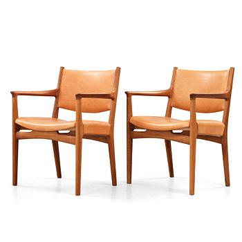 Hans J. Wegner, karmstolar, ett par "JH 525", Johannes Hansen, Danmark, 1960-tal.