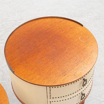 Halvdan Petterson, a pair of bedside tables, Tibro furniture factory, 1950s.
