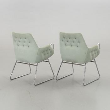 A pair of Bruno Mathsson "Mirja" armchairs, Dux, latter half of the 20th Century.