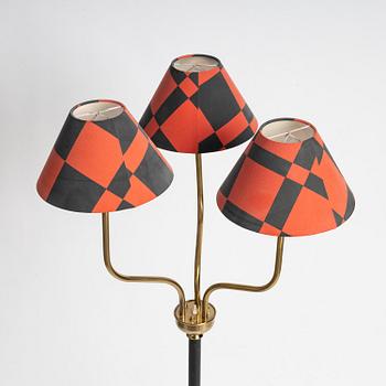 Josef Frank, a floor lamp model "2426", Firma Svenskt Tenn, mid-20th century.