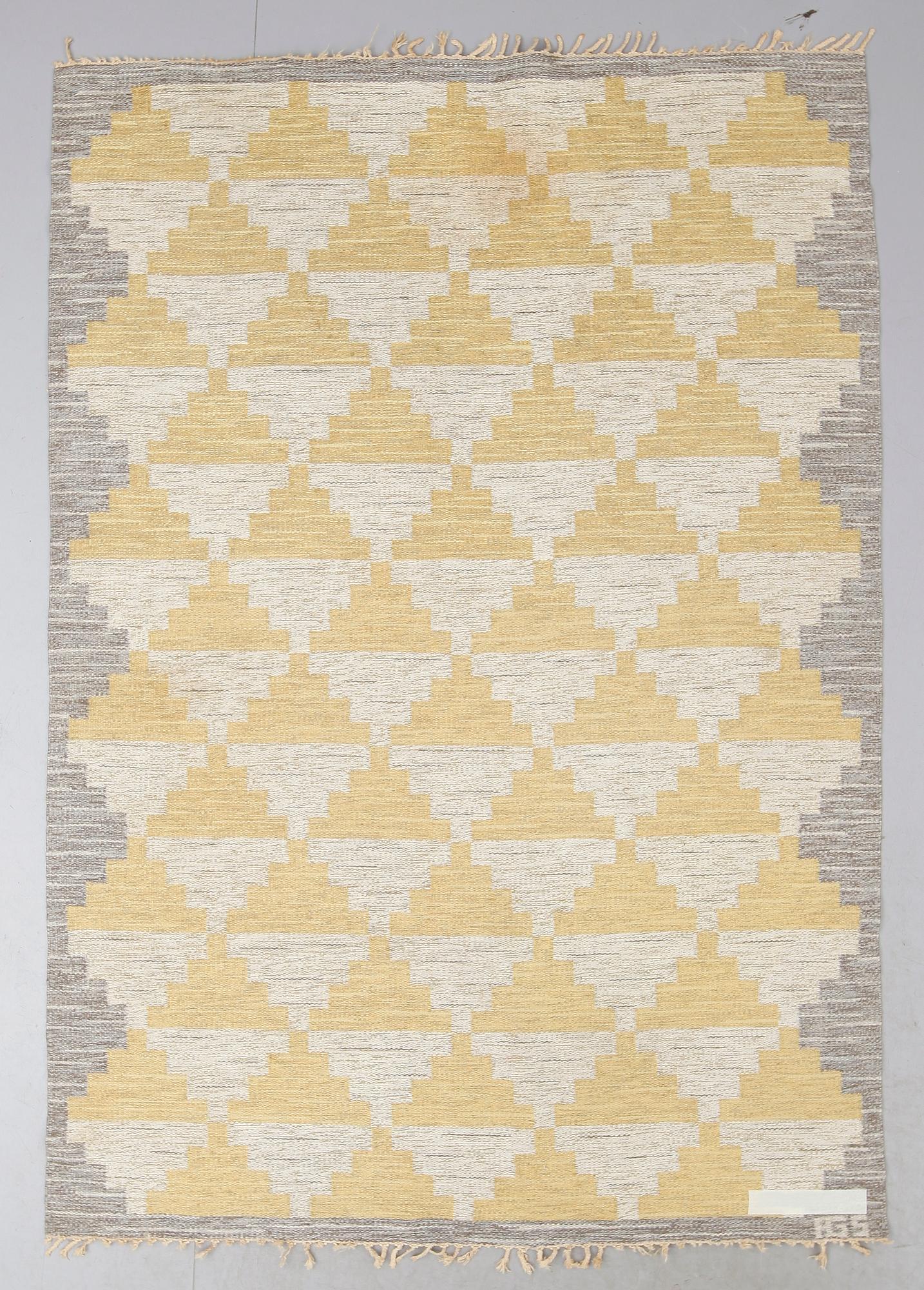 MATTA, rölakan, signerad AGS, Anna Greta Sjöquist. Ca 250 x 174 cm.