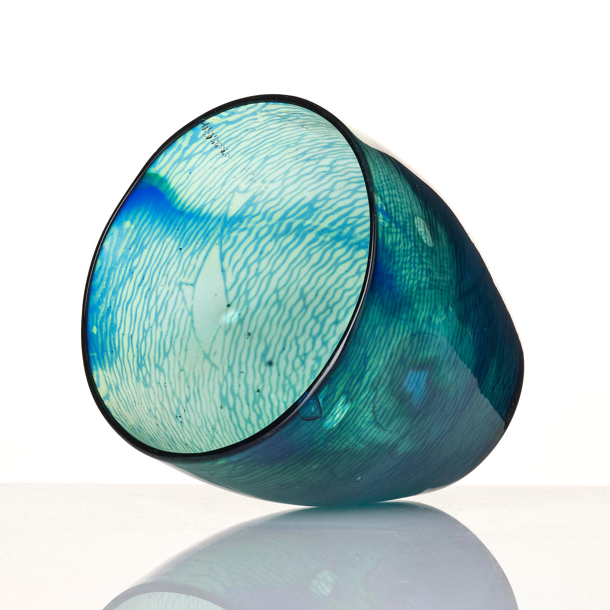 Edward Hald, a graal glass vase, Orrefors, no. 699, Sweden, 1918.