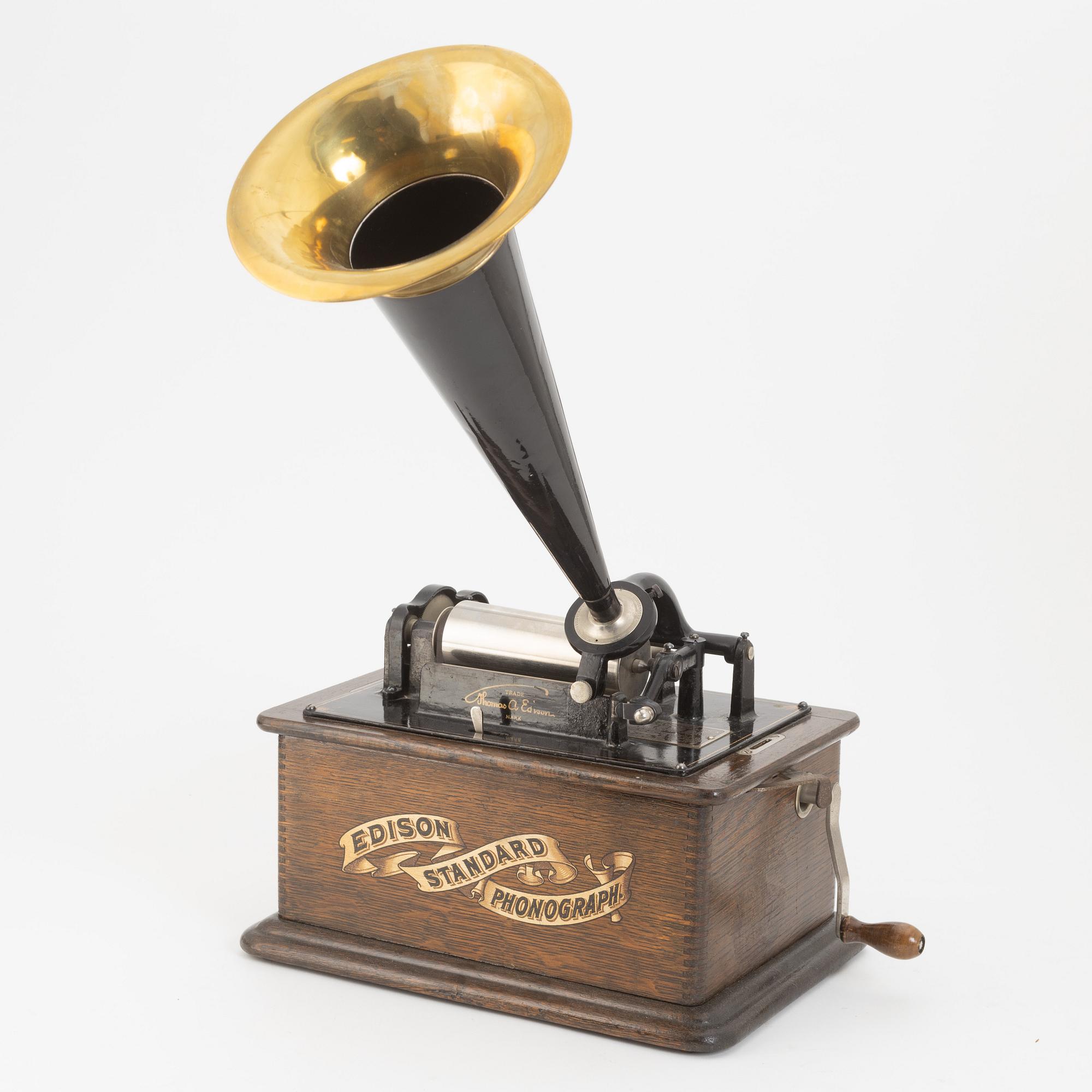 An Edison Standard Phonograph, USA, early 20th Century.