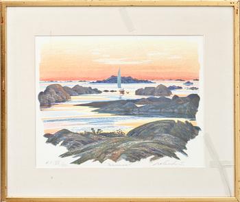 ROLAND SVENSSON, färglitografi, sign o numr H.C XIX/XXX.