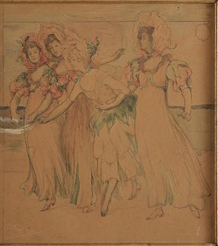 Georg Pauli/Hanna Hirsch-Pauli, Festival procession.