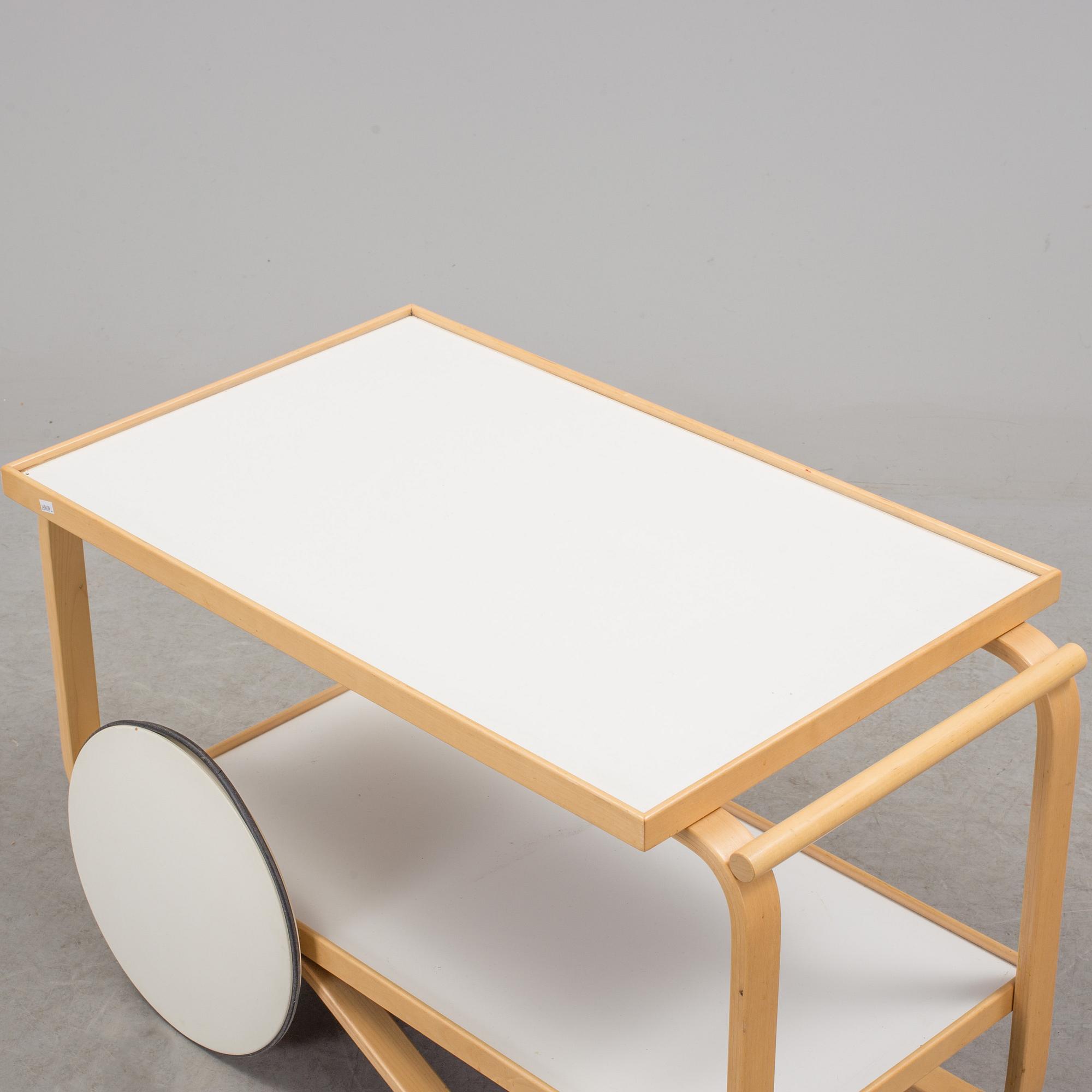 A tea trolley or serving trolley nr 901 by Alvar Aalto for Artek, Finland.