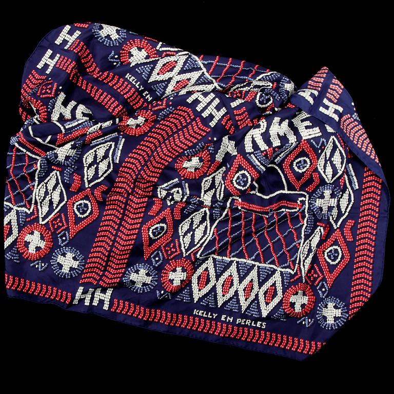 SCARF, "Kelly en Perles African Artist, Hermès, Paris, 2011.