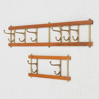 Two 'Decorative' coat hangers, Skoglunds metallgjuteri, Anderstorp, 1950s/60s.