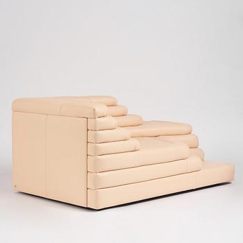 Ubald Klug, a two piece modular sofa, model "DS-1025, Terazza", De Sede, Switzerland, post 1973.
