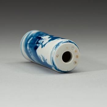 SNUSFLASKA, porslin. Qingdynastin 1800-tal.