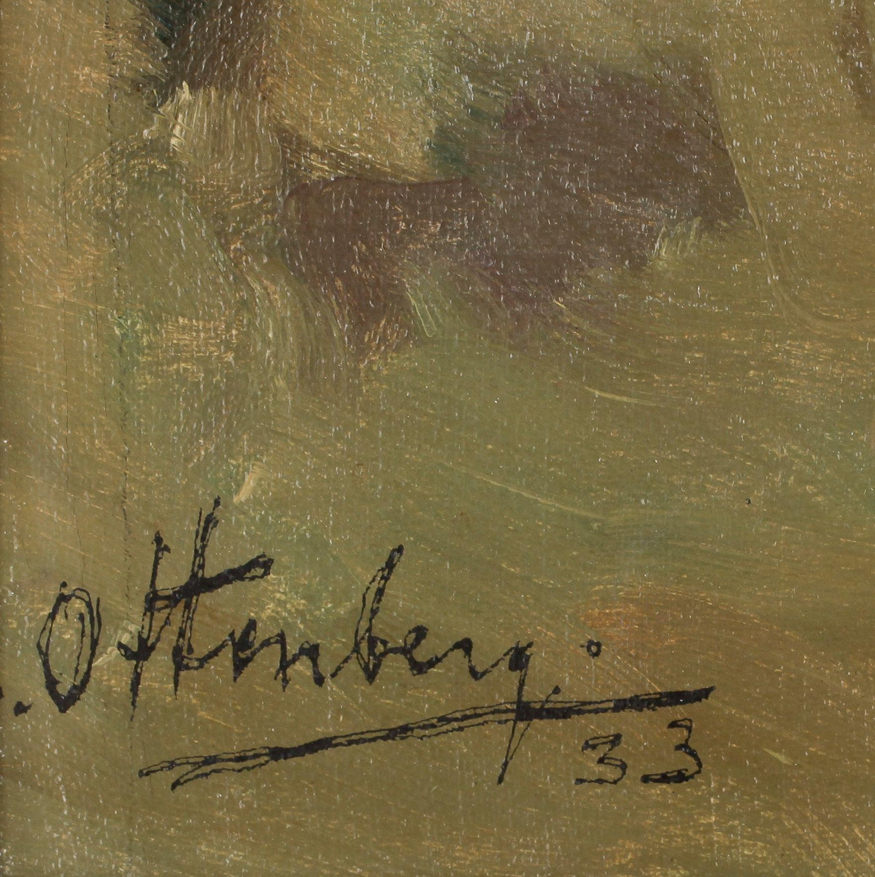 BORIS OTTENBERG, olja på duk, signerad och daterad -33.