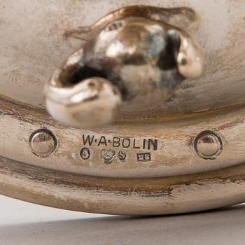 W.A. BOLIN, KANDELABRAR, ett par, silver, Stockholm 1934.