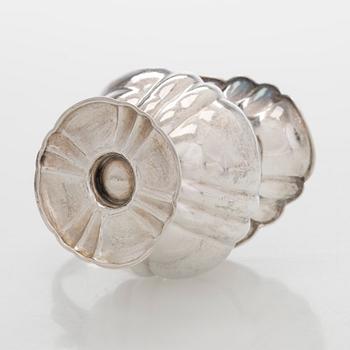 Gräddsnäcka, sked och soppslev, silver, Viborg och Fredrikshamn, 1866-1892.