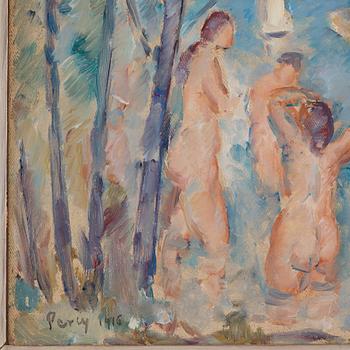 Arthur Percy, "Badande kvinnor II".