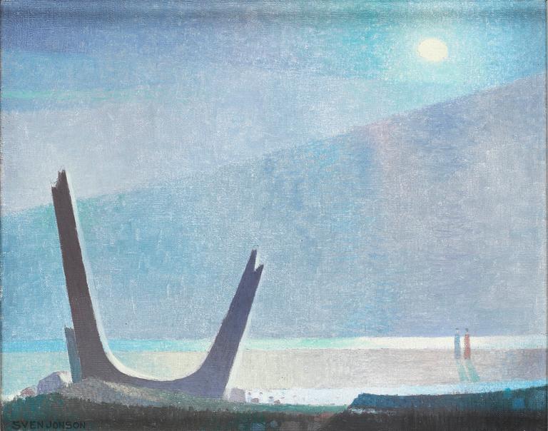 Sven Jonson, "Nattlig strand".