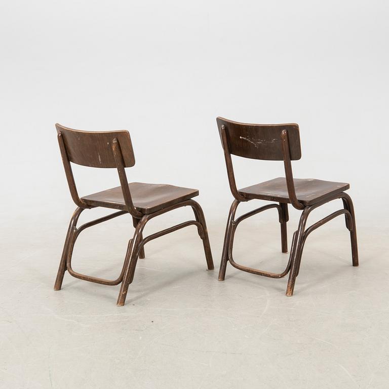 Ferdinand Kramer chairs 2 pcs "B403" for Thonet 1920s.