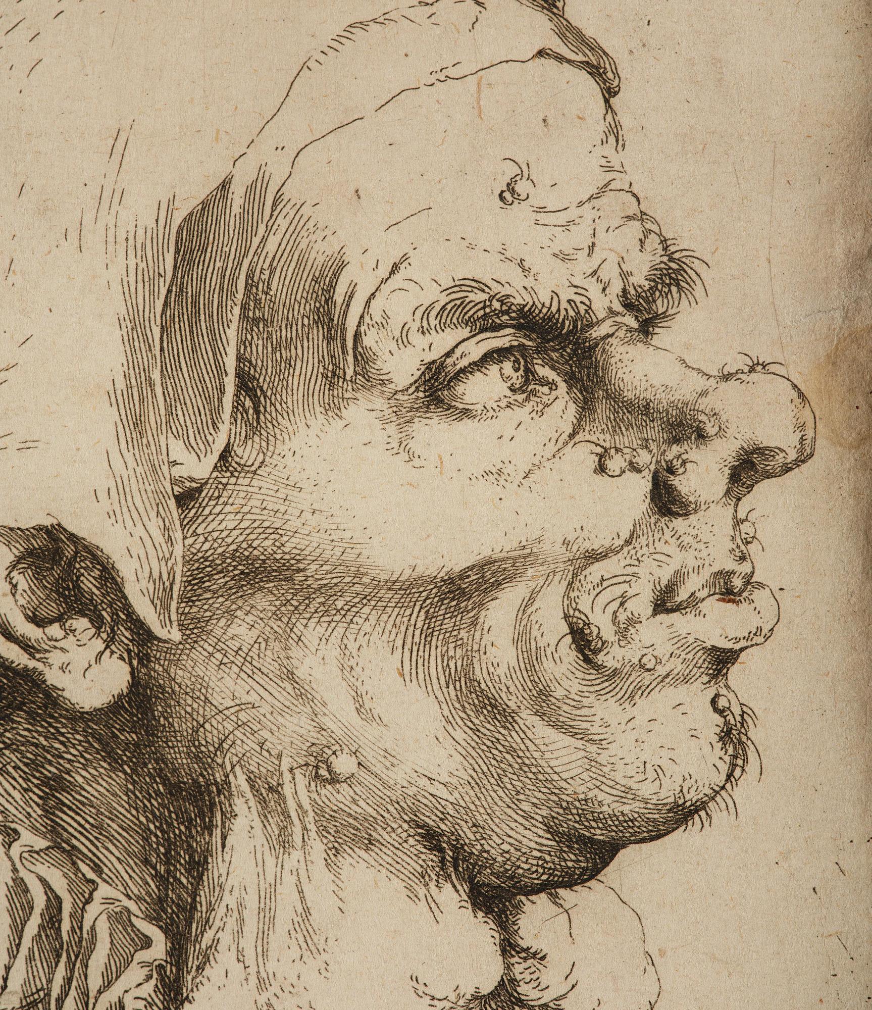 Jusepe de Ribera, "Cabeza grotesca grande".