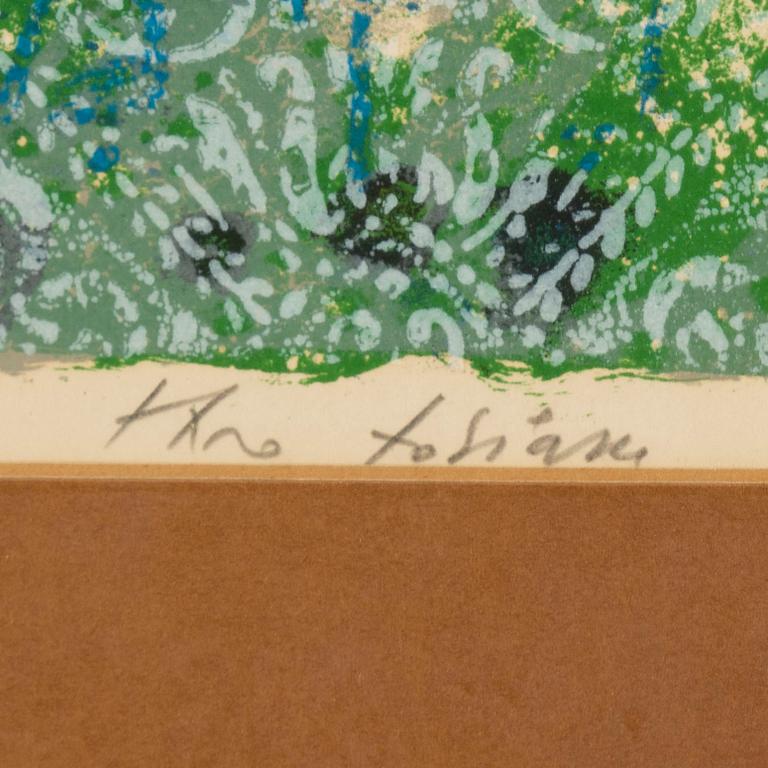 THEO TOBIASSE, färglitografi, signerad och numrerad 52/200.