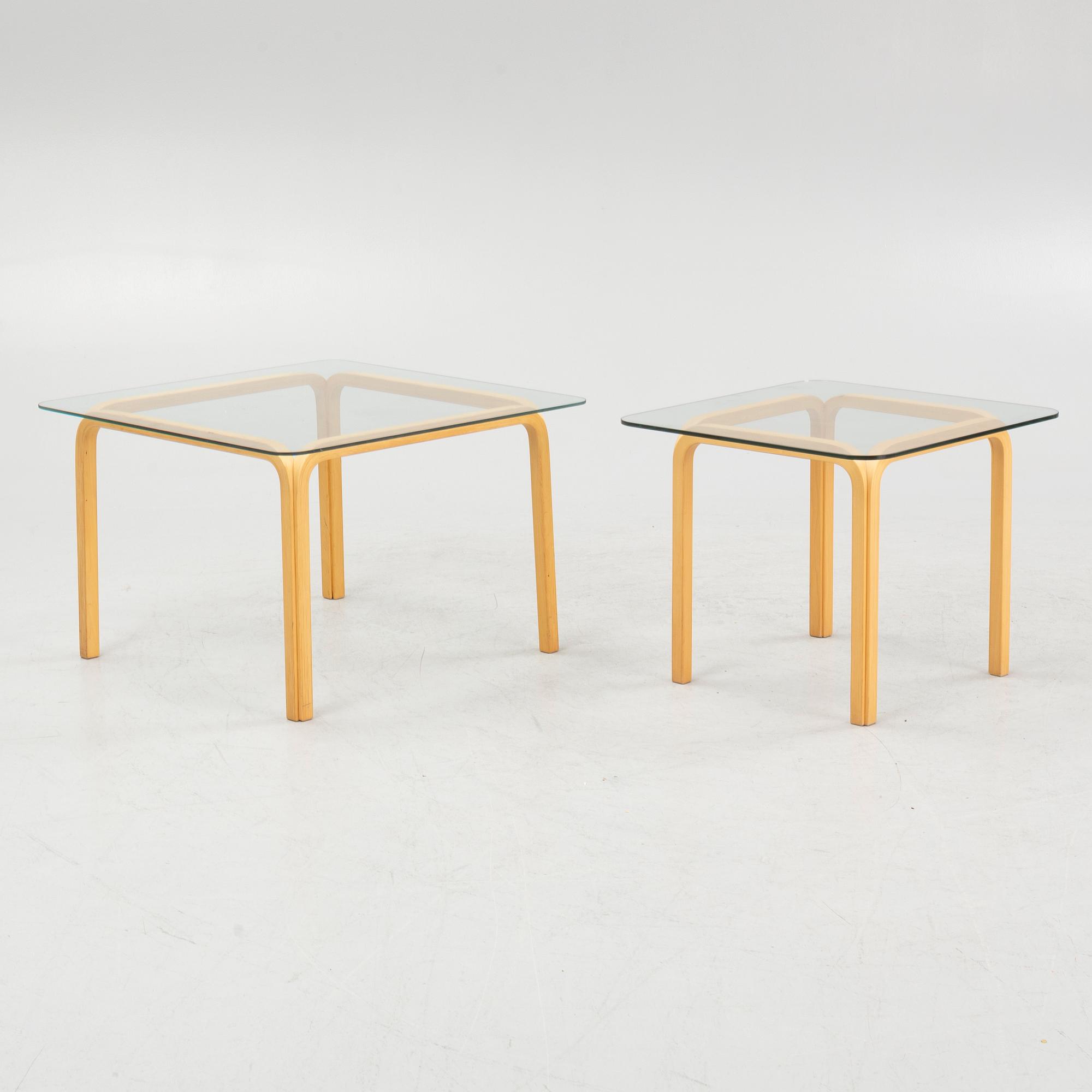 Alvar Aalto, table, 2 pcs Y805, Artek.
