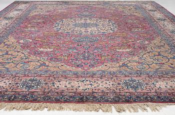 An antique Tabriz carpet, West Persia, c. 447 x 322 cm.