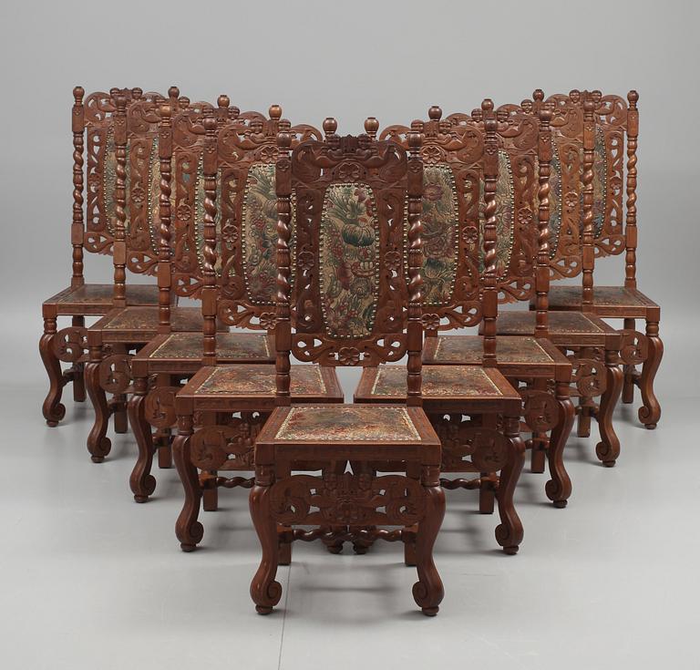 MATSALSMÖBEL, barockstil, 1900-talets början.