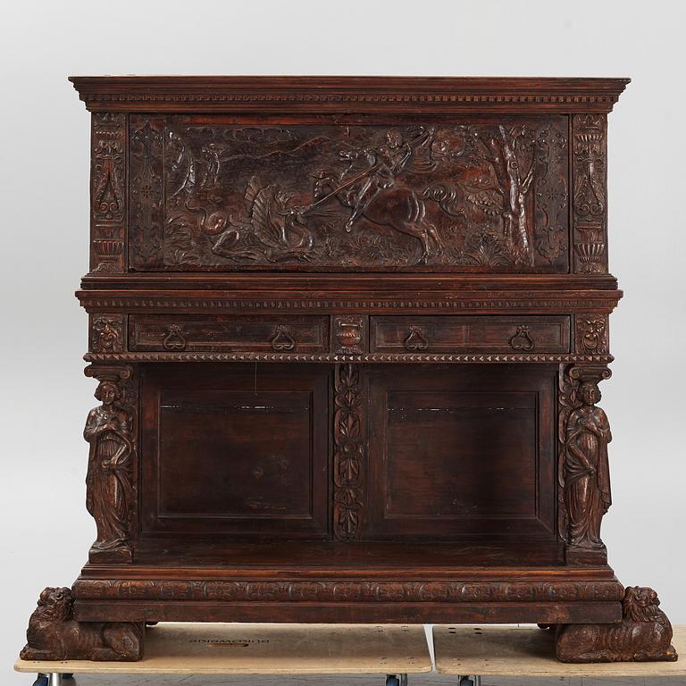 A Baroque cabinet, possibly Germany, around 1700.