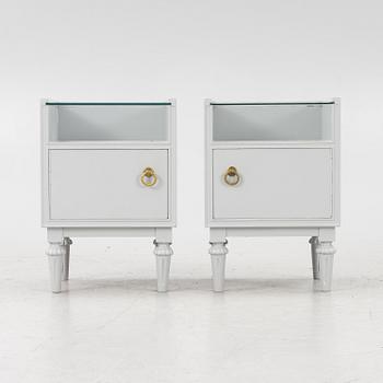 A pair of beside tables, 1920s/30s.