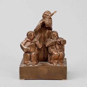 GEORG BOLIN, skulptur, brons, signerad.