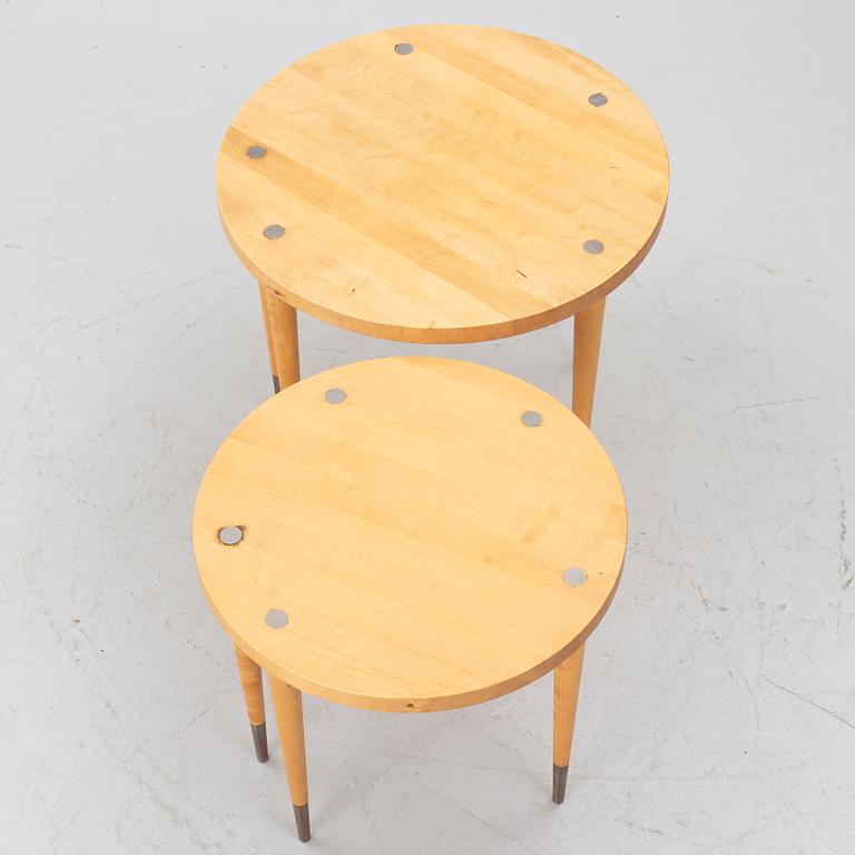 Coffee tables, 2 pieces, Trä Tina, late 20th century.