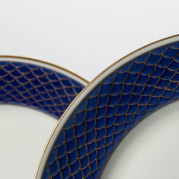 TALLRIKAR, 18 stycken, Bing & Gröndahl, Köpenhamn, 1900-talets andra hälft.