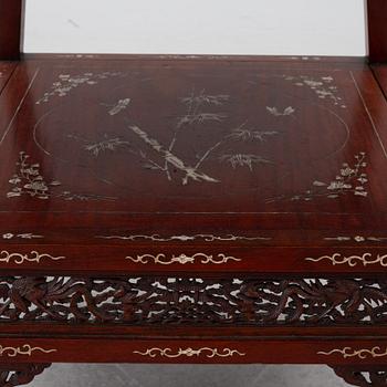 A hardwood table, China, 20th century.