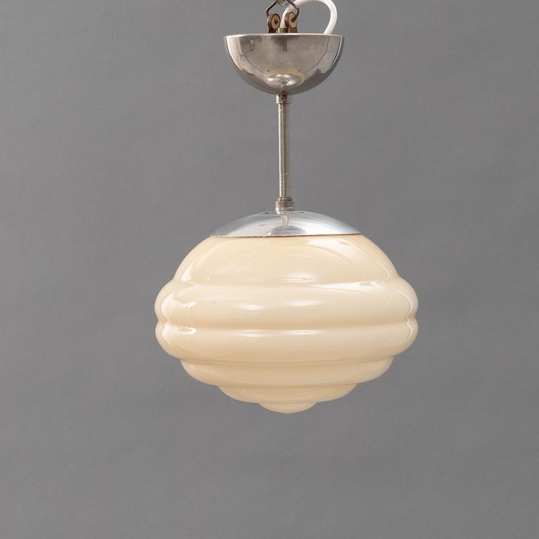 A ceiling lamp, 1930's.