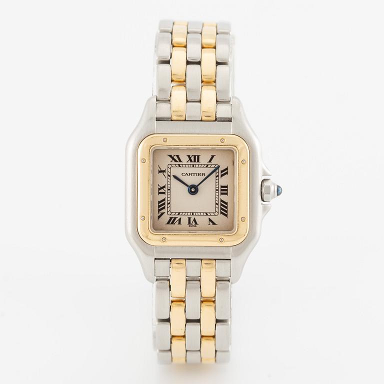 Cartier, Panthère, armbandsur, 21,5 x 21,5 (29,5) mm.