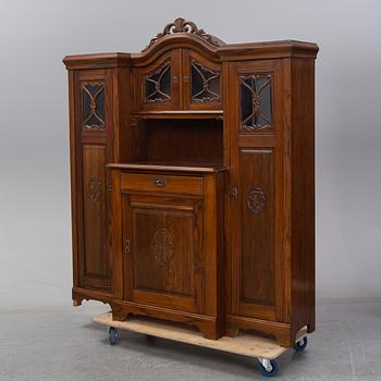 A second half of the 20th Century oak cupboard.