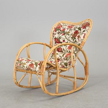 A second half of the 20th century rocking chair.