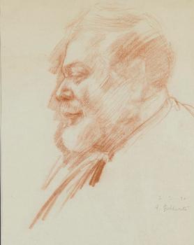 Santeri Salokivi, Man in profile (Albert Gebhard).