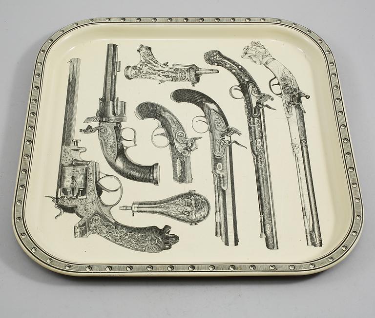 BRICKA, plåt, Piero Fornasetti, Italien, omkring 1900-talets mitt.