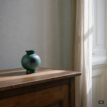 Wilhelm Kåge, A vase, “Argenta”, Gustavsberg.