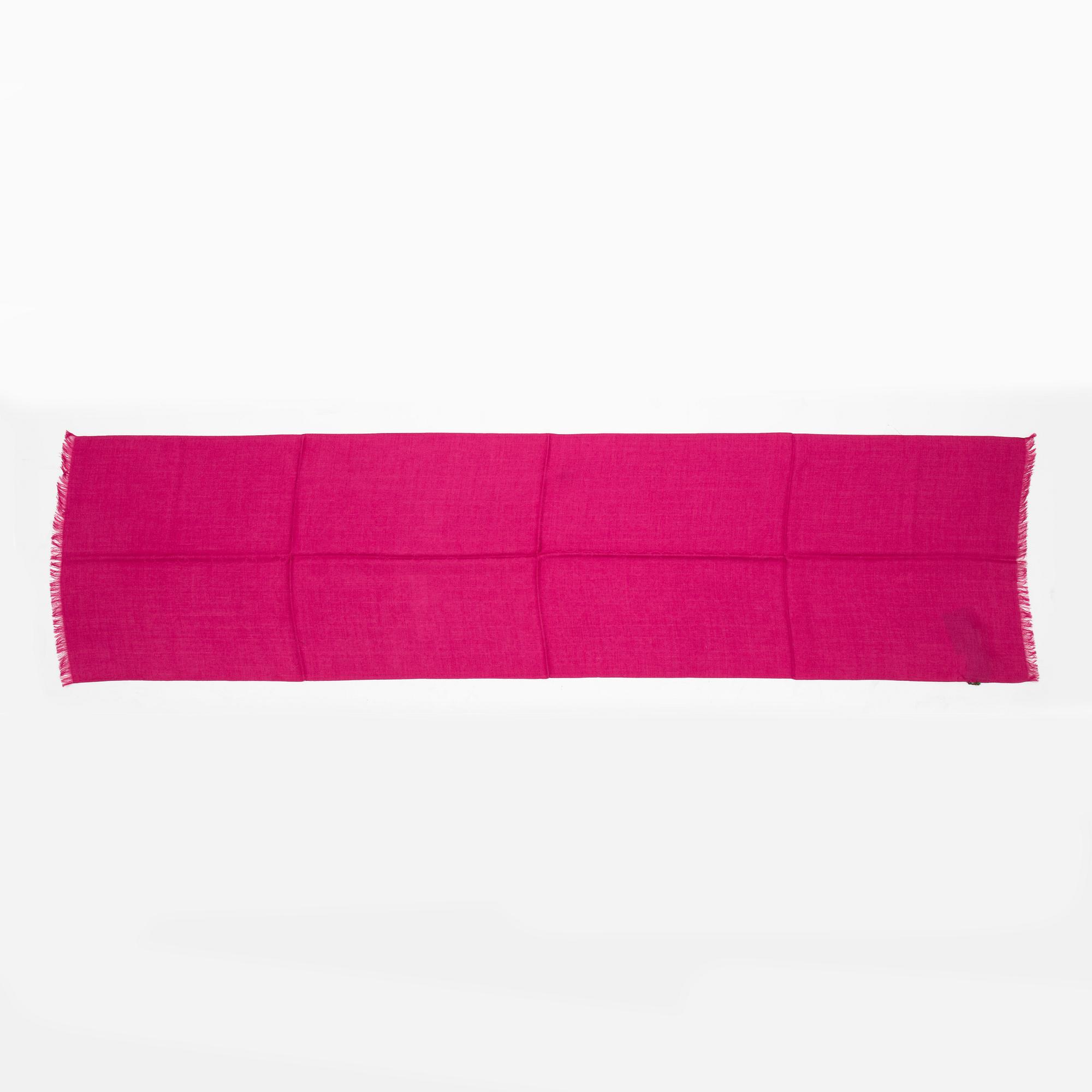 Gucci, a wool and silk mix 'GG' jaquard shawl.