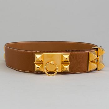 BÄLTE, "Collier de Chien", Hermès, storlek 76.