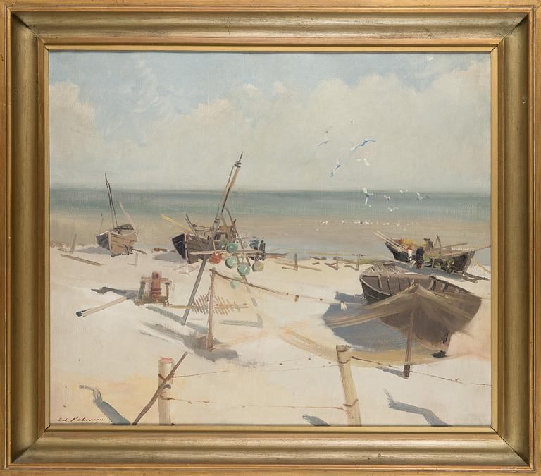 Eduards Kalniņš, oil on canvas, signed.