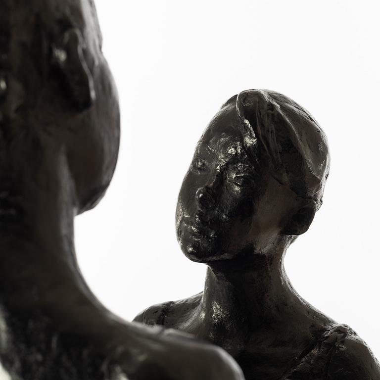 Gudmar Olovson, sculpture. Signed. Numbered. Foundry mark. Bronze, height 62 cm, length 32 cm.