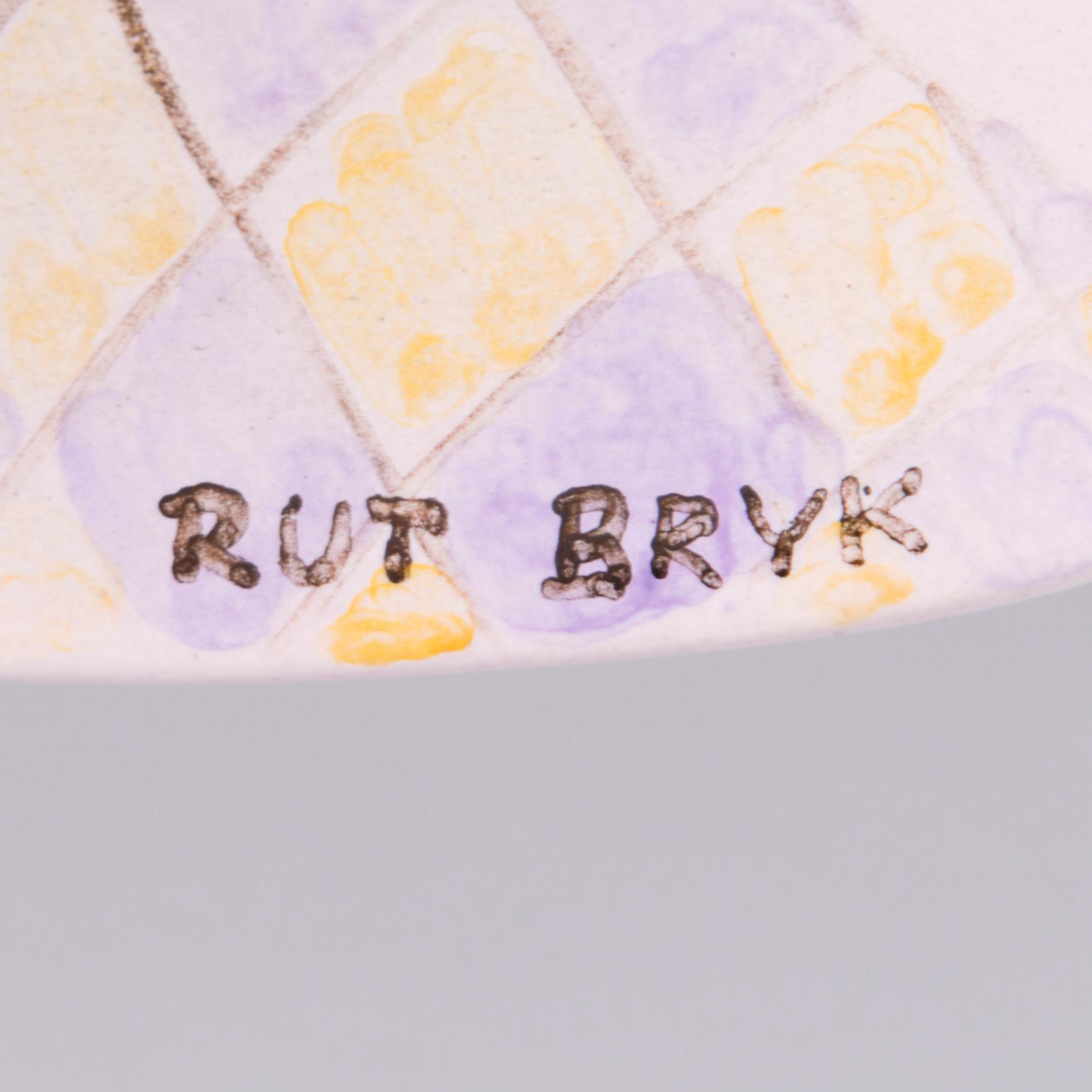 RUT BRYK, skål, stengods, signerad Rut Bryk och Bruk Arabia.