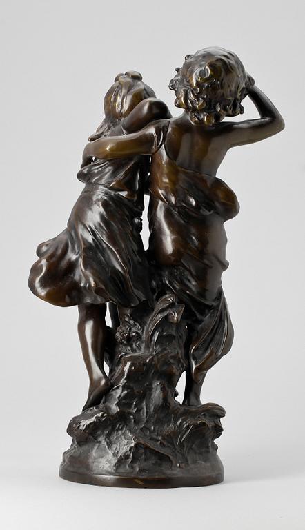 AUGUSTE MOREAU, efter, skulptur, brons. 1900-talets sista kvartal.