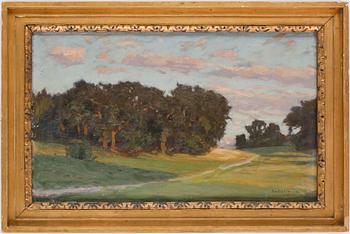 GOTTFRID KALLSTENIUS, olja på pannå, signerad och daterad 00.